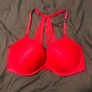 VS LACY SEXY RED FRONT CLOSE BRA
